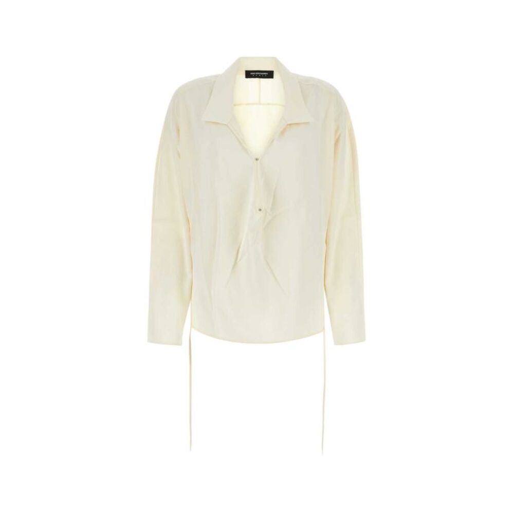Kiko Kostadinov Women Ivory Satin Shirt